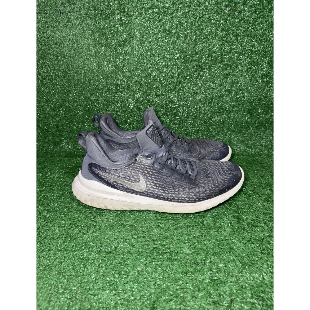 Nike Renew Rival Men Size 10.5 Grey Running Shoes Mesh Athletic Comfort Sneakers